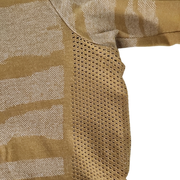 SALOMON XA Camo Performance Tee yellow mustars camo size large - Picture 5 of 10